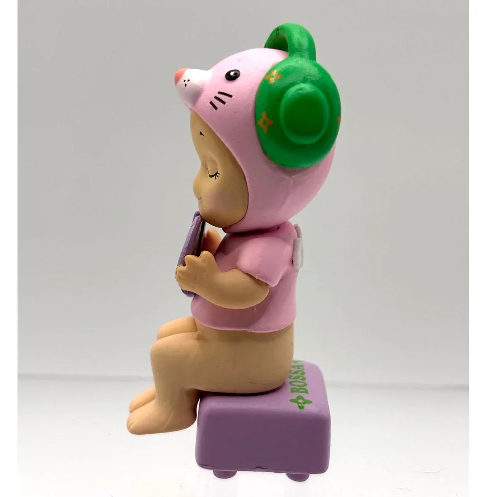 New Unbranded Kewpie/Angel Mini Figure Collectible, Bossa Nova Music, Open Box